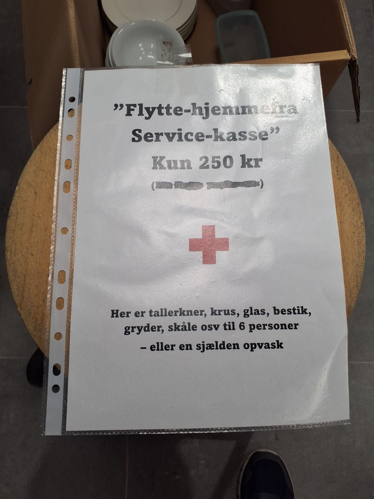 Startstedet til 6 persone